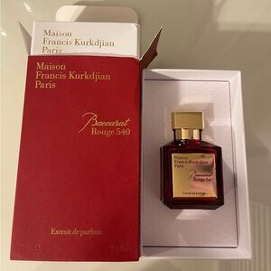 Maison Francis Kurkdjian Rouge 540 in Red and Gold